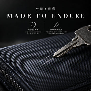 GRANZO COLLECTION - MEN'S ZIPPER BI-FOLD WALLET